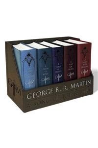 George R. R. Martin's A Game of Thrones Leather-Cloth Boxed Set (Song of Ice and Fire Series): A Game of Thrones, a Clash of Kings, a Storm of Swords, a Feast for Crows, and a Dance with Dragons (SB) | Released: 27 Oct 2015
