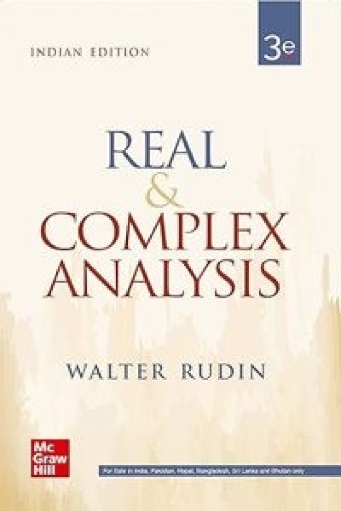 Real and Complex Analysis | 3rd Edition (Paperback) | Released: 25 Sep 2023