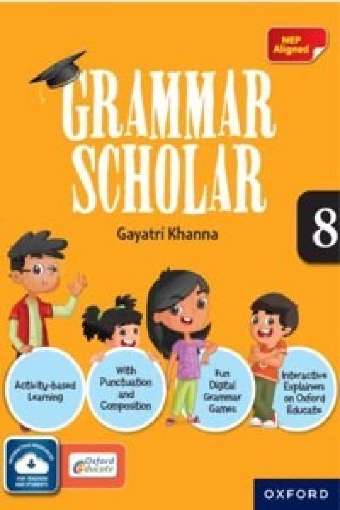 Grammar Scholar Book 8 | NEP Aligned | Age 12-13 Years (Paperback) | Released: 01 Dec 2022